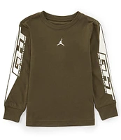 Jordan Little Boys 2T-7 Long Sleeve MVP Flight Graphic T-Shirt