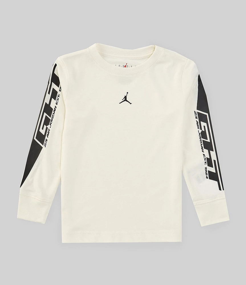 Jordan Little Boys 2T-7 Long Sleeve MVP Flight Graphic T-Shirt