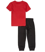 Jordan Little Boys 2T-7 Short Sleeve 23 Jersey T-Shirt & Jogger Pants Set