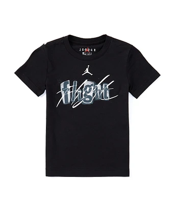 Jordan Little Boys 2T-7 Short Sleeve Flight Graphic T-Shirt