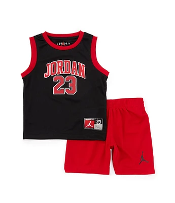 Jordan Little Boys 2T-7 Sleeveless Jordan 23 Jersey Tank & Shorts Set