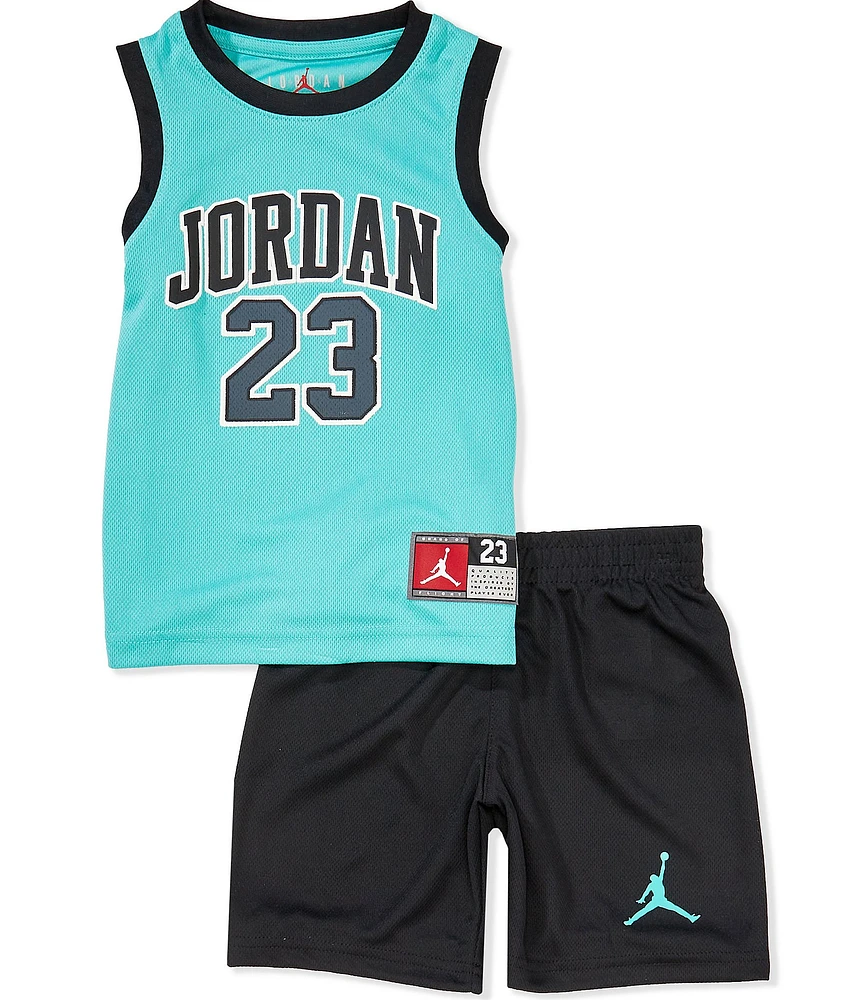 Jordan Little Boys 2T-7 Sleeveless Jordan 23 Jersey Tank & Shorts Set