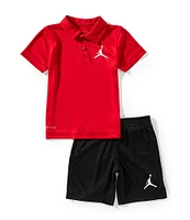 Jordan Little Boys 4-7 Dir-FIT Polo and Shorts Set
