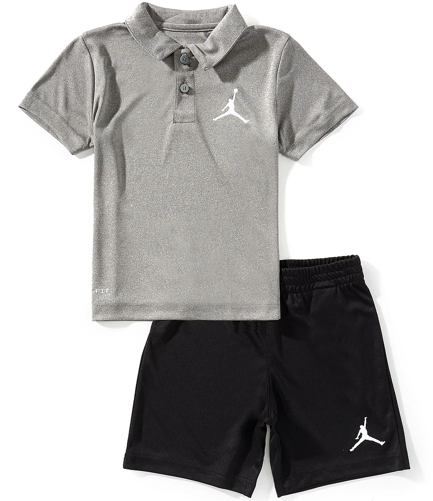 Jordan Little Boys 4-7 Dir-FIT Polo and Shorts Set