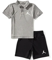 Jordan Little Boys 4-7 Dir-FIT Polo and Shorts Set