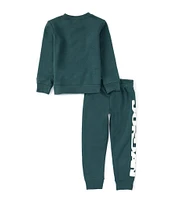 Jordan Little Boys 4-7 Long Sleeve MJ Flight MVP Sweatshirt & Matching Pants 2-Piece Set