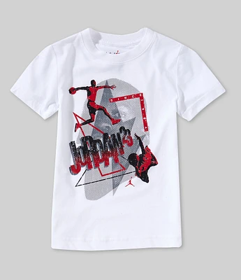 Jordan Little Boys 4-7 Short Sleeve 3 Peat T-Shirt
