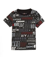 Jordan Little Boys 4-7 Short Sleeve Fan Love T-Shirt