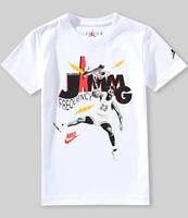 Jordan Little Boys Short Sleeve Michael Jordan Jamming T-Shirt