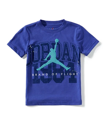 Jordan Little Boys Short Sleeve Throwback Athletic T-Shirt