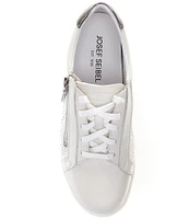 Josef Seibel Caren 65 Leather Zip Sneakers