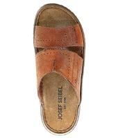 Josef Seibel Men's Logan Leather 21 Slides