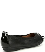 Josef Seibel Pippa 07 Patent Cap-Toe Leather Flats