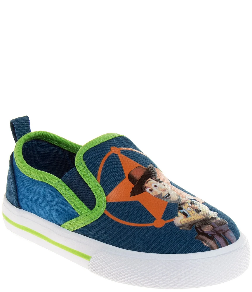 Josmo Boys' Disney Pixar Toy Story Canvas Slip-On Sneakers (Toddler)