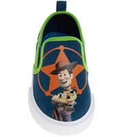 Josmo Boys' Disney Pixar Toy Story Canvas Slip-On Sneakers (Toddler)