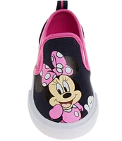 Josmo Girls' Disney Minnie Mouse Canvas Slip-On Sneakers (Toddler)