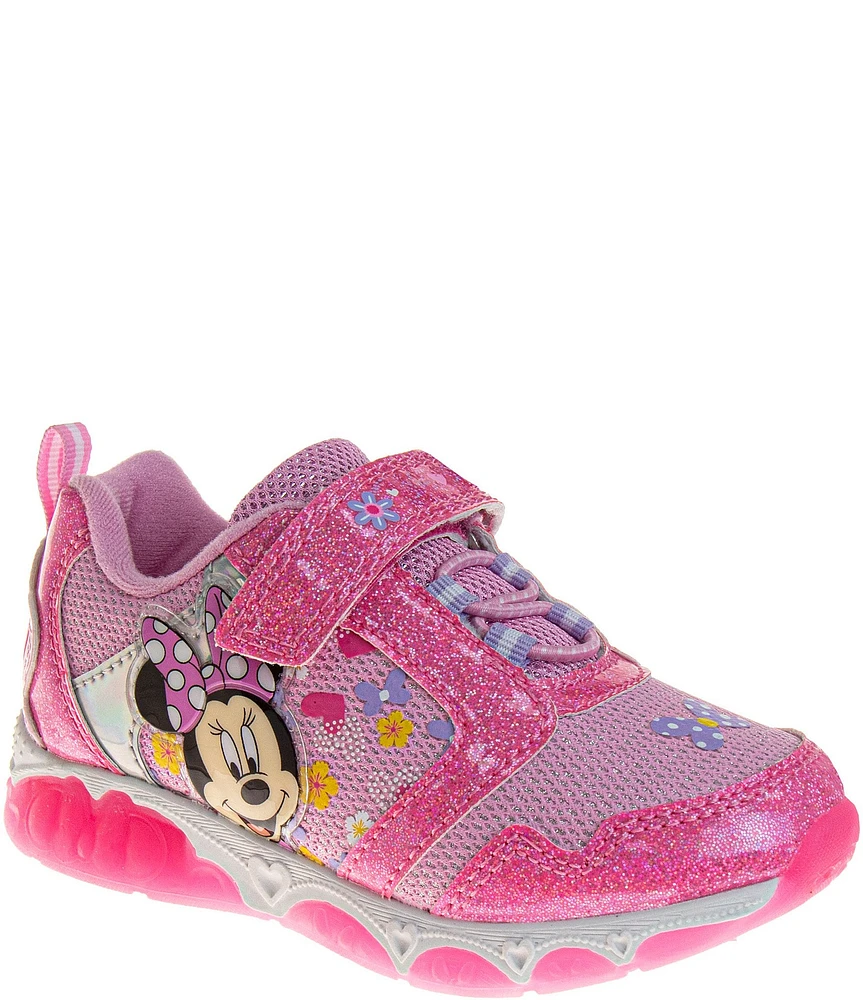 Josmo Girls' Disney Minnie Mouse Light-Up Sneakers (Toddler)