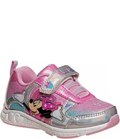 Josmo Girls' Disney Minnie Mouse Lighted Sneakers (Toddler)