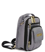 JuJuBe Mini Be Right Back Chevron Backpack - Queen