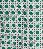 Jude Connally Coordinating Alexa Petite Rattan Print Split V-Neck Sleeveless Tank Top