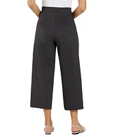 Jude Connally Lolly Jude Cloth Wrinkle Free Wide Leg Flat Front Cropped Pant