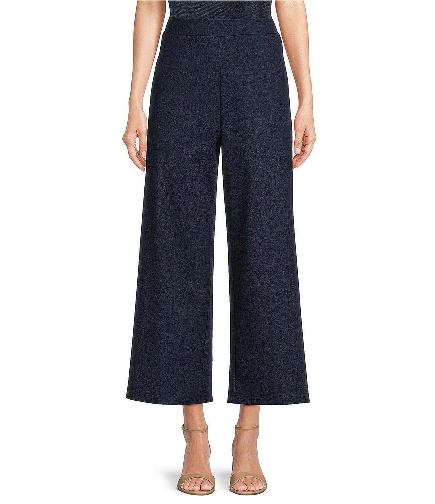 Jude Connally Lolly Jude Cloth Wrinkle Free Wide Leg Flat Front Cropped Pants