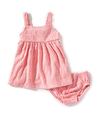 Juicy Couture Baby Girls 3-24 Months Sleeveless Loop Terry Cloth A-Line Dress