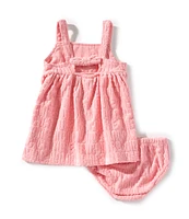 Juicy Couture Baby Girls 3-24 Months Sleeveless Loop Terry Cloth A-Line Dress