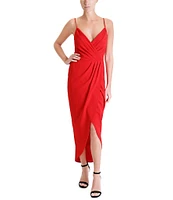 Julia Jordan Stretch Sweetheart Neck Spaghetti Strap Dress