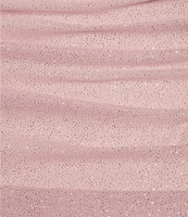 Jump One Shoulder Glitter Ruched Dress