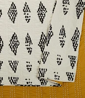 Jungalow Prosperity Geometric Pattern Reversible Mini Quilt Set