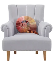 Jungalow Shelly Hooked Wool Tassel Pillow