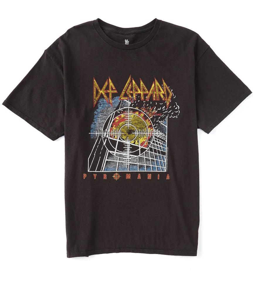 Junk Food Def Leppard Pyromania Short-Sleeve Graphic T-Shirt