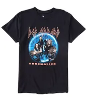 Junk Food Def Leppard The 7 Day Weekend Tour Short-Sleeve Vintage T-Shirt