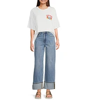 Junk Food Ford Trucks Crewneck Short Sleeve Oversized Graphic T-Shirt