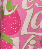 Junk Food Hot Pink Oversized Crewneck T-Shirt
