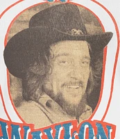 Junk Food Live In Concert Waylon Jennings Short Sleeve T-Shirt