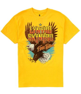 Junk Food Lynard Skynard Free Bird Short Sleeve Graphic T-Shirt