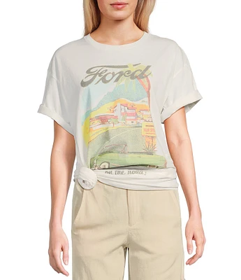 Junk Food Short Sleeve Crew Neck Oversized Ford Nothing Like It Graphic T-Shirt