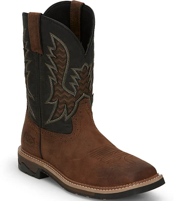 Justin Boots Men's Bolt 11#double; Leather Work Boots