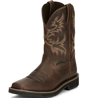 Justin Boots Men's Driller 11#double; Waterproof Work Boots