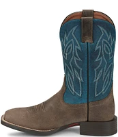 Justin Boots Men's Leather Canter Square Toe Western Boots