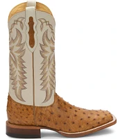 Justin Boots Men's Pascoe 13#double; Full Quill Ostrich Western Boots