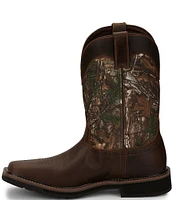 Justin Boots Men's Trekker 11#double; Camo Waterproof Work Boots