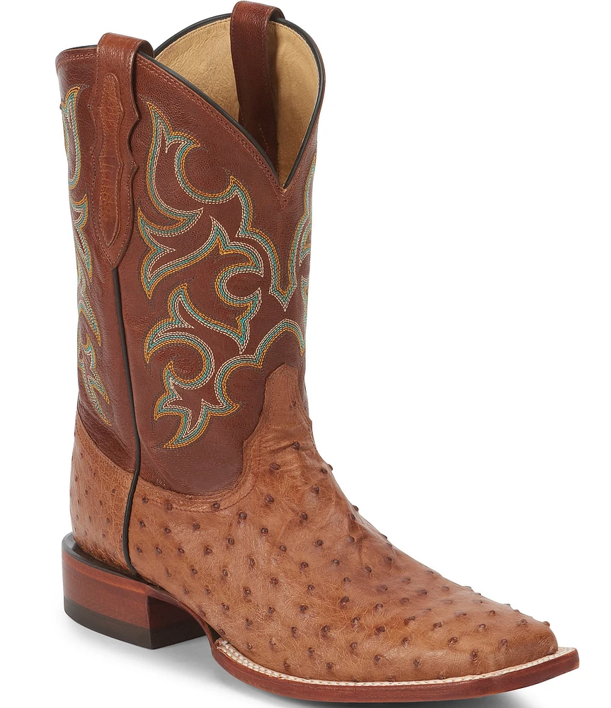 Justin Boots Men's Truman 11#double; Quill Ostrich Western Boots