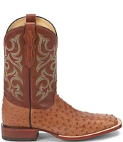 Justin Boots Men's Truman 11#double; Quill Ostrich Western Boots