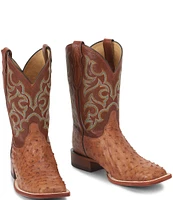 Justin Boots Men's Truman 11#double; Quill Ostrich Western Boots