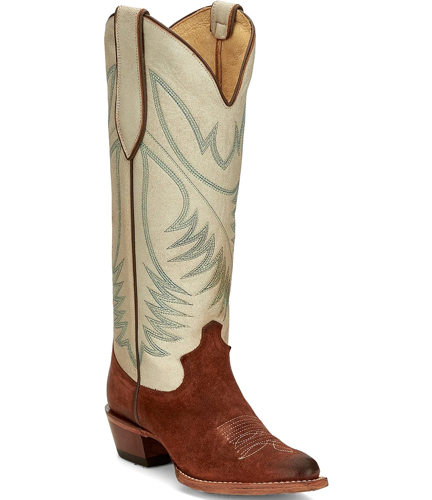 Justin Boots Clara Leather Western Boots