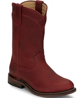 Justin Boots Holland Leather Western Booties