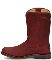 Justin Boots Holland Leather Western Booties